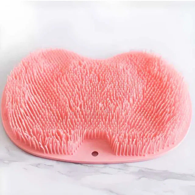 Silicone Multiuse Body & Foot Scrubber – Soft Bristle Bath Brush